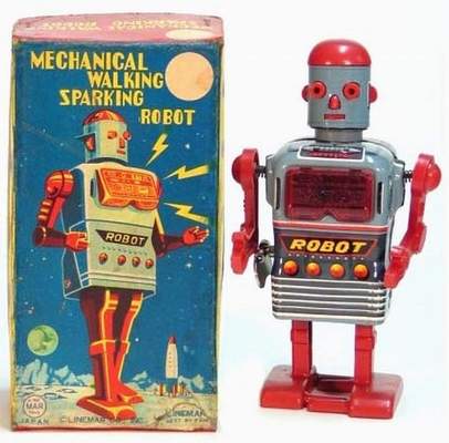 Mechanical Walking Sparkling Robot