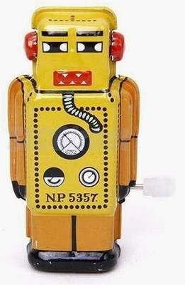 Mini Walking Robot Clockwork Mechanical