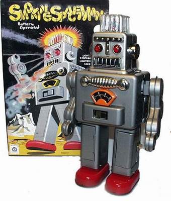 Smoking Spaceman Robot Silver